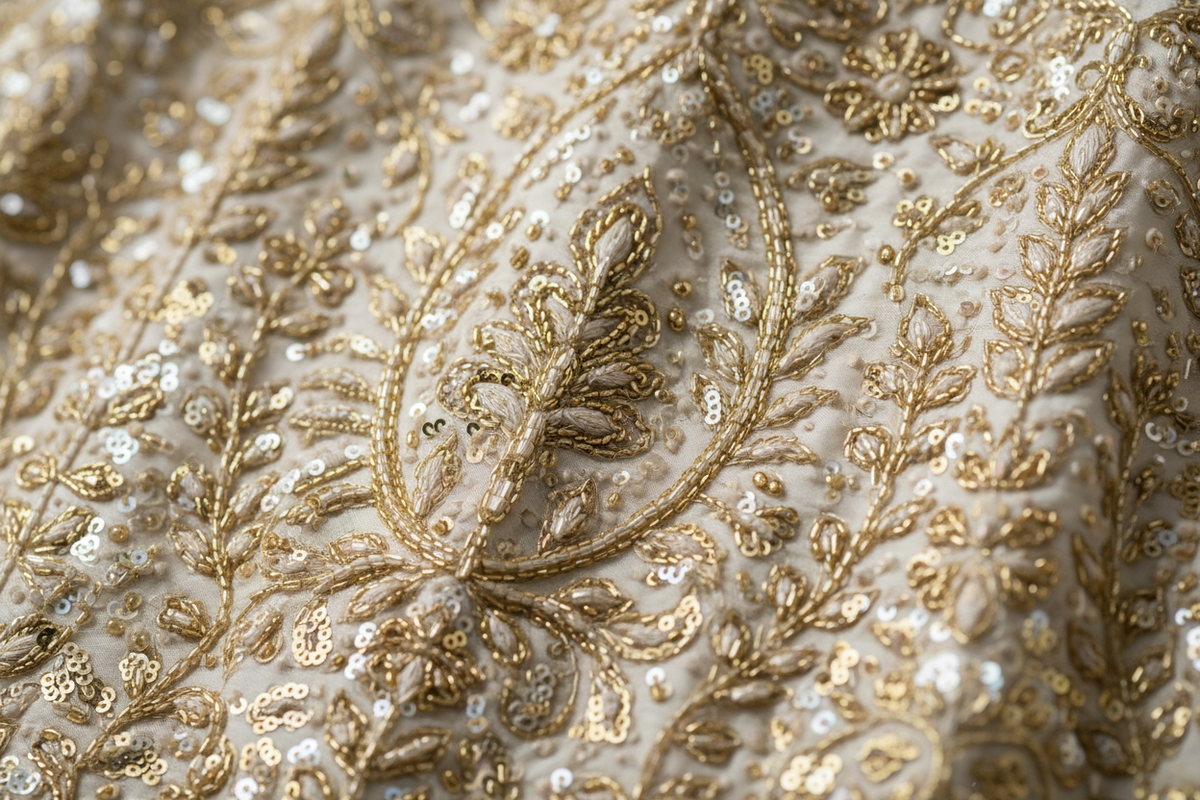 Luxury embroidered fashion